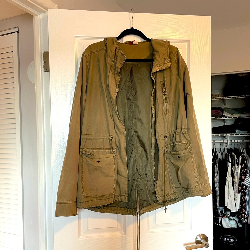 H&M Army Green Utility Jacket